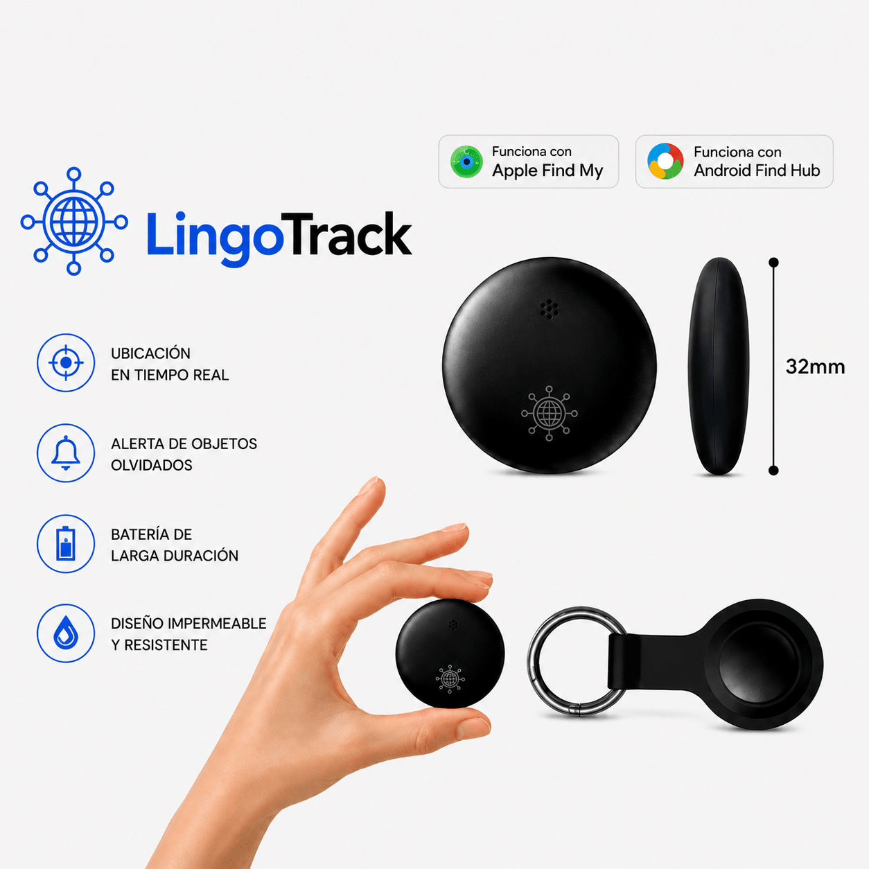 Localizador de Valija y llaves - LingoTrack Premium - Lingosound